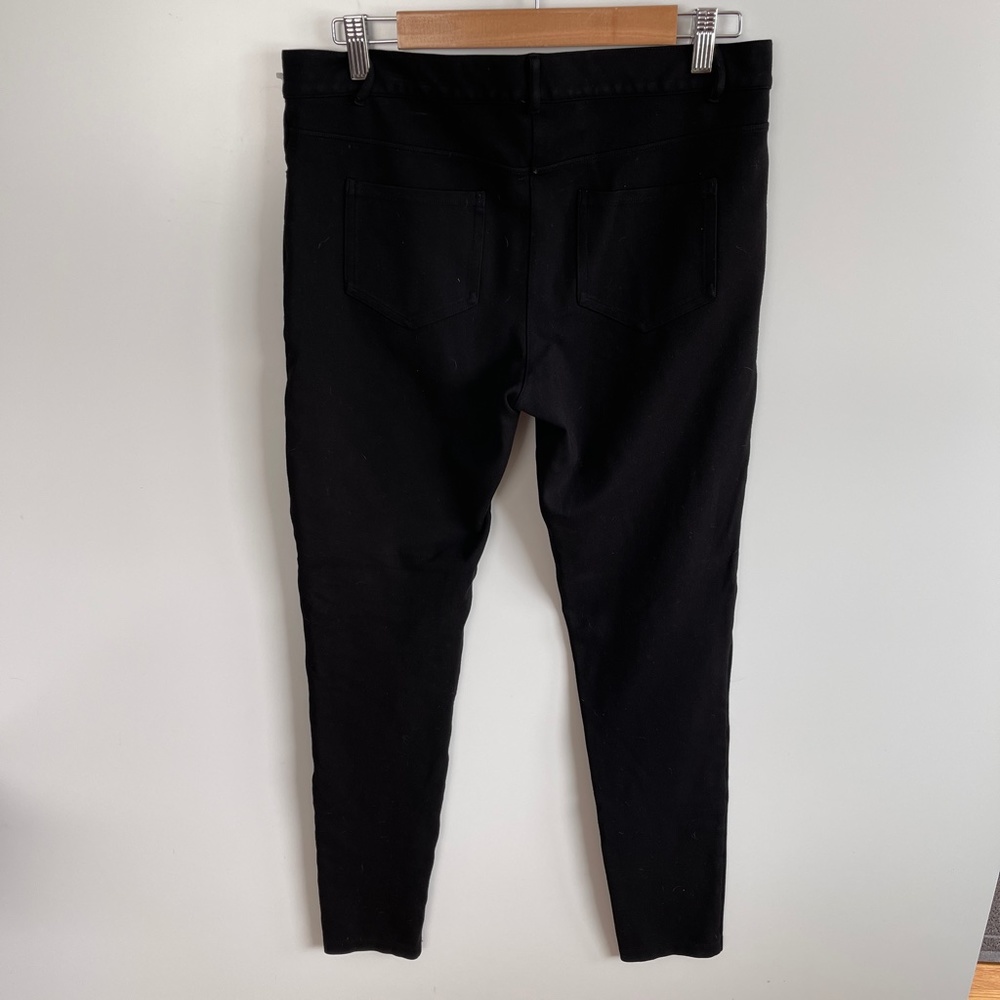 Betabrand Black Stretch Dress Yoga Pants Size Large - Picture 5 of 8